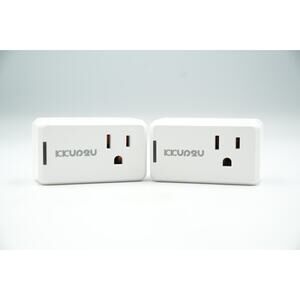 WiFi Smart Plug Set of 2 -‎ Remote Timer App Control - Used